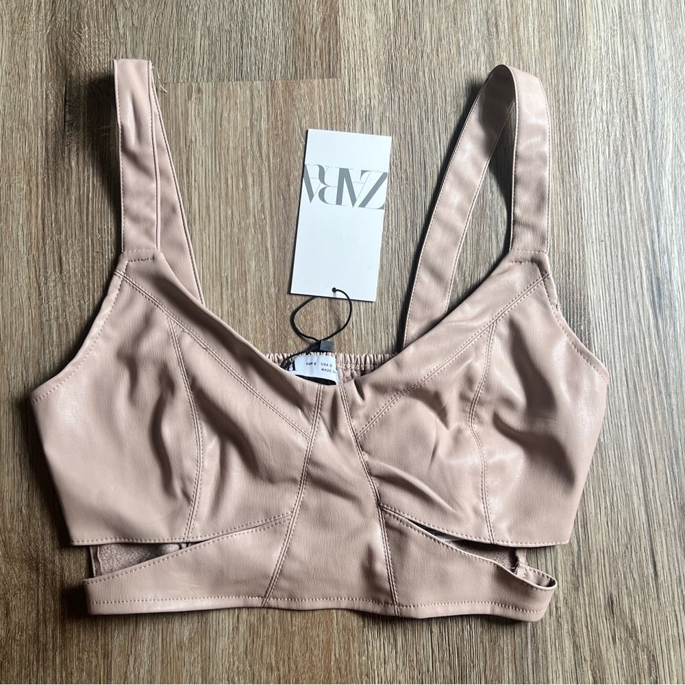 Pleather Zara Top